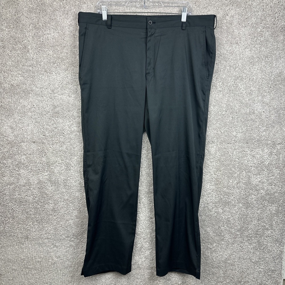 Nike Golf Flat Front Dri-Fit Tech Pants Black 472532-010 Classic Men Size 38x30